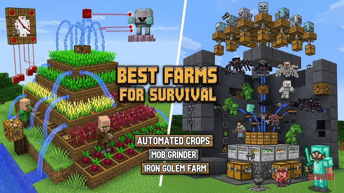 Minecraft Best Farms for Survival